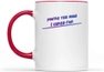 10. Inner 11Oz Red Accent Coffee Mug