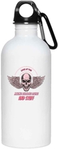 3. 20oz White Stainless Steel Water Bottle