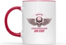 10. Inner 11Oz Red Accent Coffee Mug