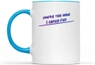 8. Inner 11Oz Light Blue Accent Coffee Mug