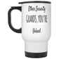 14 Oz White Travel Mug