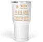 30 Oz White Large Tumbler