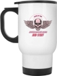 2. White 14oz Travel Mug