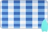 Checkered in Blue and White-1