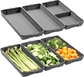 Six-Piece Gray Silicone Bakeware