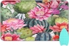 Watercolor With Cactus and Flowers-9