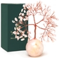 Rose Quartz Tree Crystal Ball