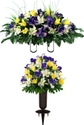 Bouquet with Vase & Saddle